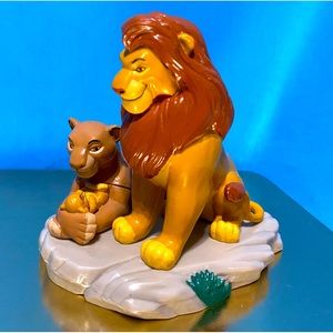 DISNEYS THE LION KING VINTAGE 1990s APPLAUSE BABY SIMBA MUFASA SARABI PVC FIGURE